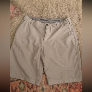 Adidas Men's Light Gray Athletic Shorts